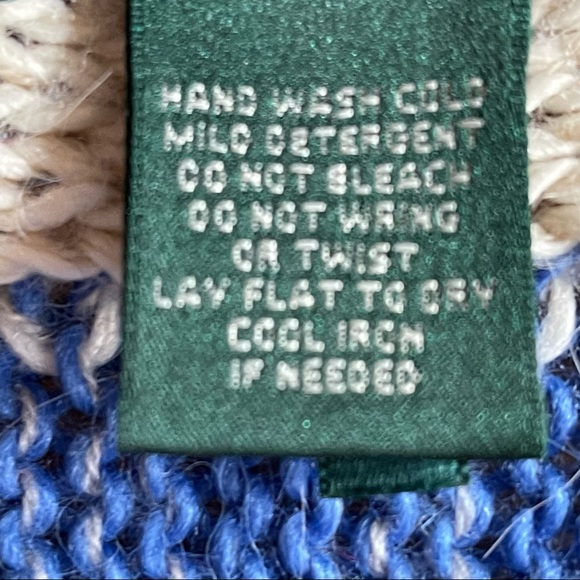 Lauren Ralph Lauren Southwestern Inspired Blanket Draped Cardigan Sweater S/M - Picture 10 of 13